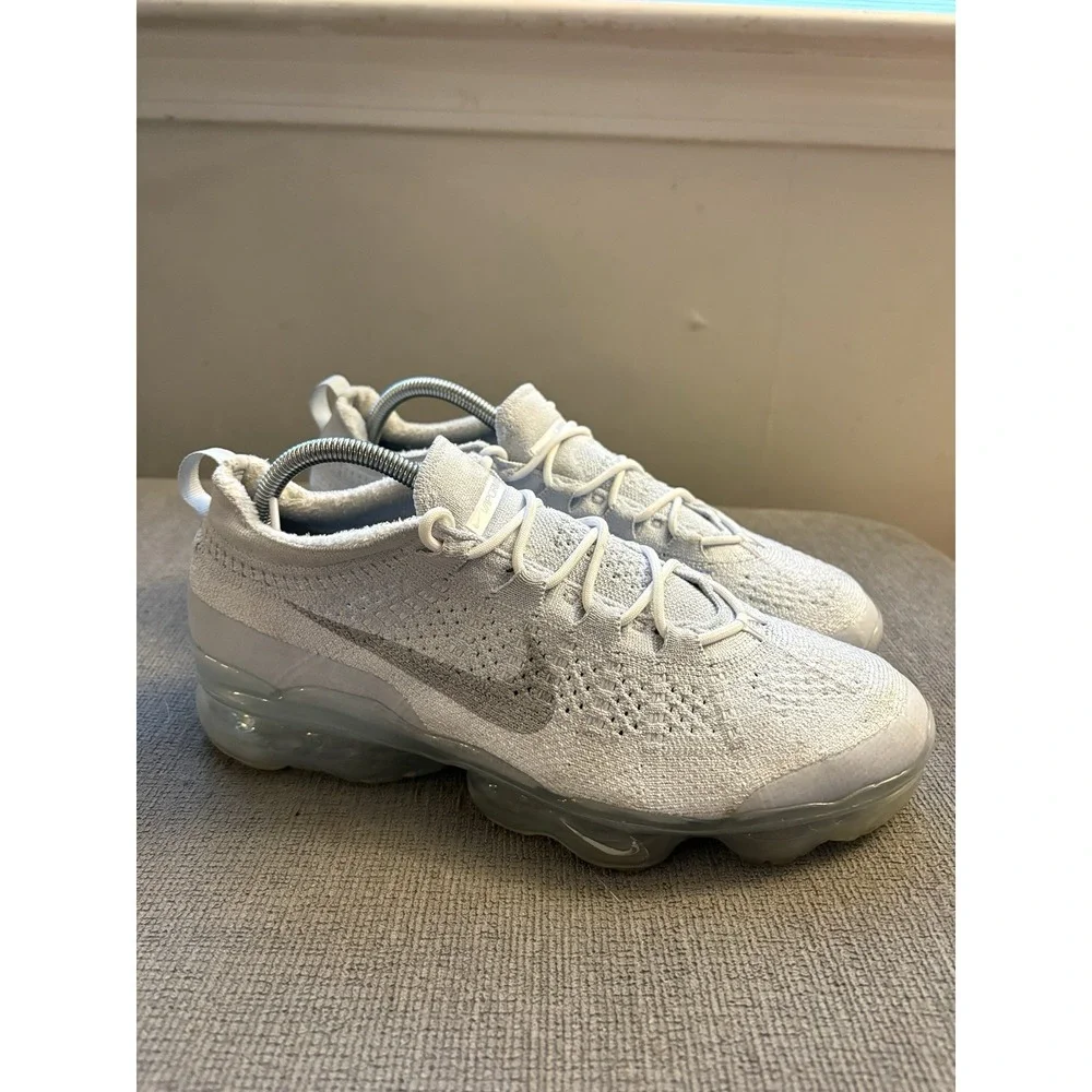 New Men's Nike Air Vapormax 2023 FK White Pure Platinum Size 9.5 DV1678 002 Shoe